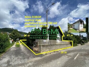 Nitra Zobor rodinný dom , pozemok 1 088 m2 ID 562-12-MIG