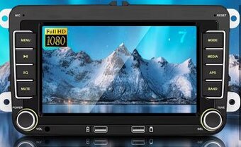 2DIN 7"  AUTORÁDIO VW SEAT SKODA CarPlay Android Auto