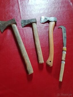 Topor, tesárska sekera, teslice, dlata, dlabacka, širočina