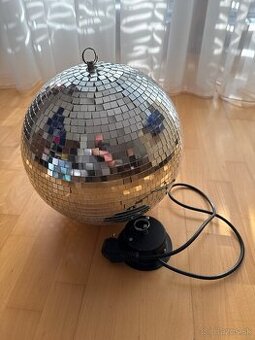 BeamZ MB30M – Zrkadlová guľa 30 cm s motorčekom 💫