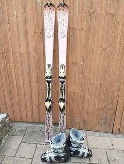 Predám dámske lyže značky Head aj s lyziarkami