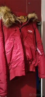 Pánska alpha industries červená 3xl