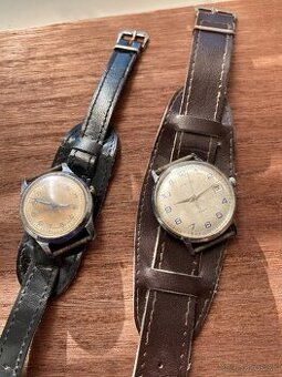 Set vintage mechanických hodiniek (Prim a Moskva) – Funkčné