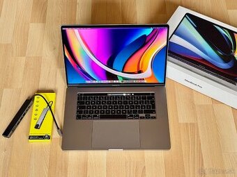 MacBook Pro 16" i7-2.6GHz/16GB/512GB, NOVÁ BATERKA,TOP STAV