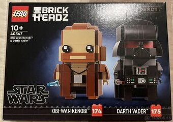 Lego Brickheadz 40547 - Obi-wan Kenobi a Darth Vader