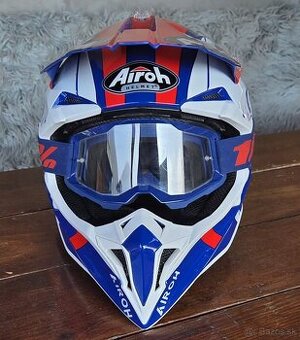 Airoh Wraap + okuliare 100% Strata 2