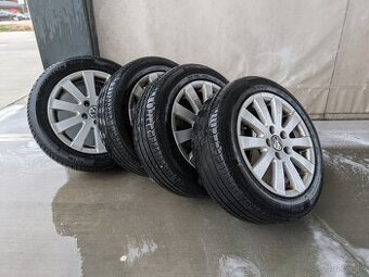 VW originalne elektrony R16 + letne pneu MICHELIN 205/55