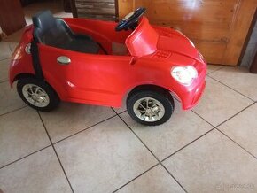 Elektrické auto autíčko detské Mercedes brabus cervene