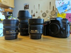 Nikon D7200 + 3 objektívy a príslušenstvo