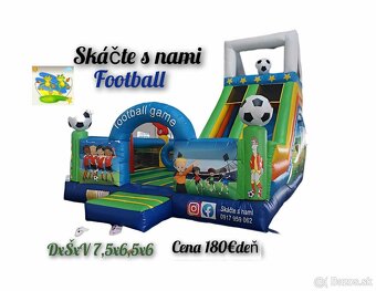 Prenájom nafukovacích atrakcií BA SC DS