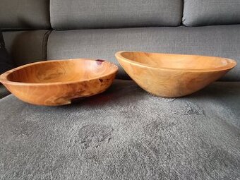 Drevené servírovacie misy, priem. 31 cm