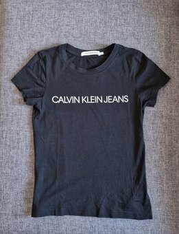 Damske cierne tricko calvin klein XS