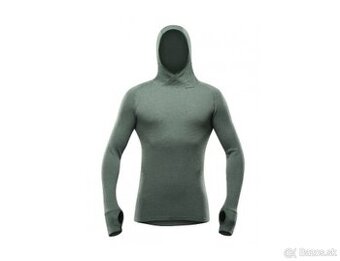Merino mikina Devold Expedition Merino 235 Hoodie Man Green