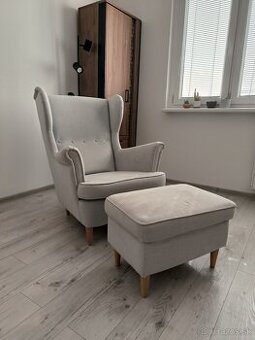 Kreslo s taburetkou - 1
