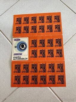 Retro PEXESo značky automobilov
