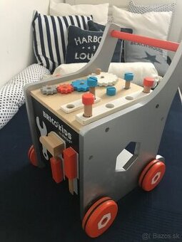 BricoKids by Janod vozik choditko s naradim