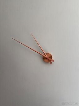 Nástenné hodiny Karlsson - Little Big Time - 90 cm meď