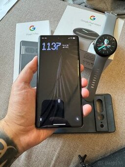 Google pixel 7PRO s hodinkami pixel watch LTE
