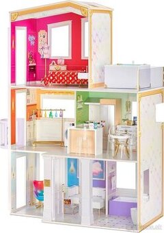 RainbowHigh dom+auto+autobus+kadernictvo