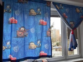 Závesy do detskej izby McQueen 2 ks