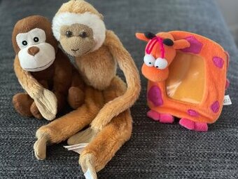 Plysove opice a ramcek na fotku