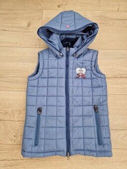 Modra vesta HKM little Sister 134/140