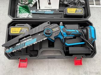 Mini aku retazova pila 20cm 8" s mazanim retaze