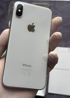 Apple iPhone X 64 GB White / zdravie batérie 100%