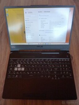 ASUS TUF Gaming F15 FX506LH – i5/16GB/512GB SSD/GTX 1650