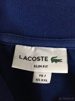 LACOSTE / pánska polokošeľa XXL