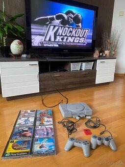 Playstation 1 Ps1 PSX herná konzola retro + 8hier