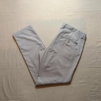 Gant elegantné béžové nohavice Hallden Slim W40 L34