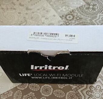 irritrol internetový modul