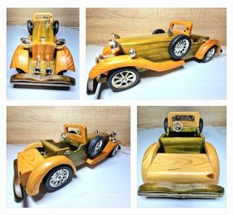 RETRO DREVENE AUTO cabrio NOVÉ