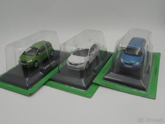 Škoda Roomster, Citigo, Rapid, 1/43