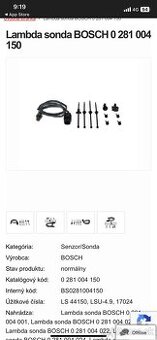 Predám novú Lambda sondu