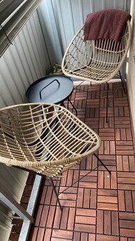 Nabytok zostava na terasu / balkon zn. Jysk