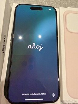 Predam iphone 15 PRO 256gb black TOP STAV