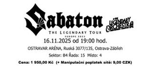Sabaton - 16.11.2025 - OSTRAVAR ARÉNA