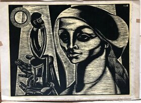 NA PREDAJ-Žena so soškou z Dohomey