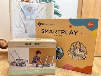 Deka na hranie, vozík s kockami, prebaľovací pult