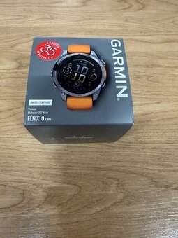 Garmin Fenix 8 47MM Amoled Sapphire Orange