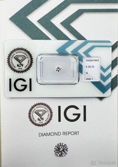 Neosadený Prírodný Diamant ( 0,30 ct ) - 1
