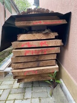 Orechové rezivo, fošne