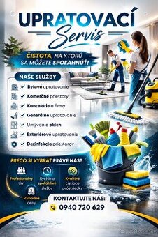 Ponukam upratovacie služby