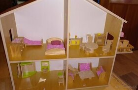 Drevený domček pre bábiky - 1