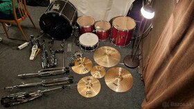 Mapex Mars Pro + činely + hardware