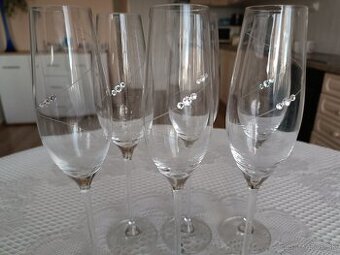 Vínové poháre Swarovski