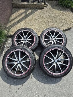 Predám elektrony r16 5x100 +letné gumy