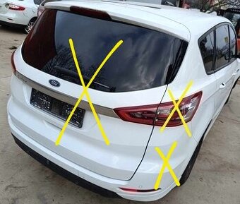 predám DVERE PRAVé ZADNé FORD S-MAX 2.0 TDCI 2016 TRYSKY, čE